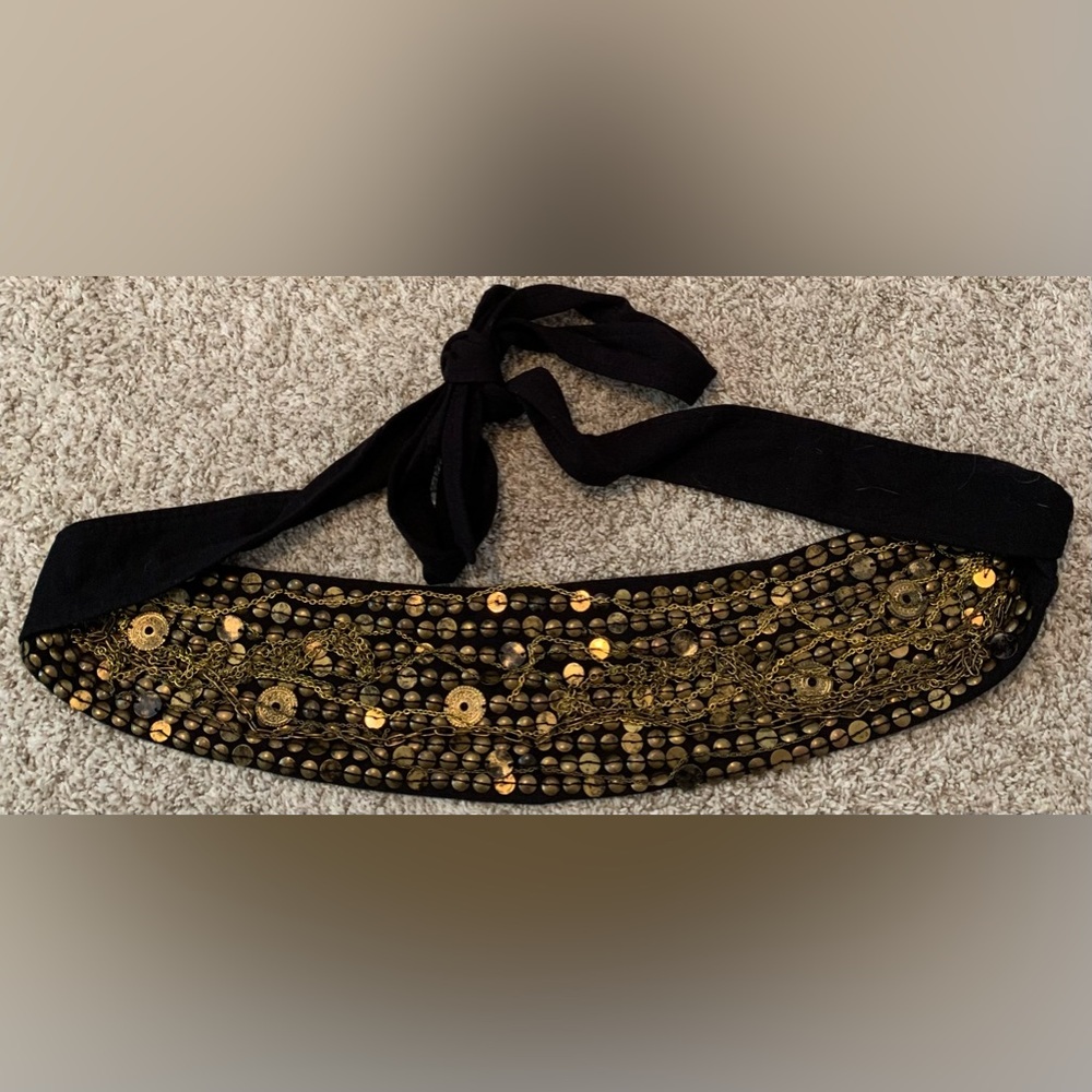 Cecilia de Bucourt Belt with Chains & Embellishments